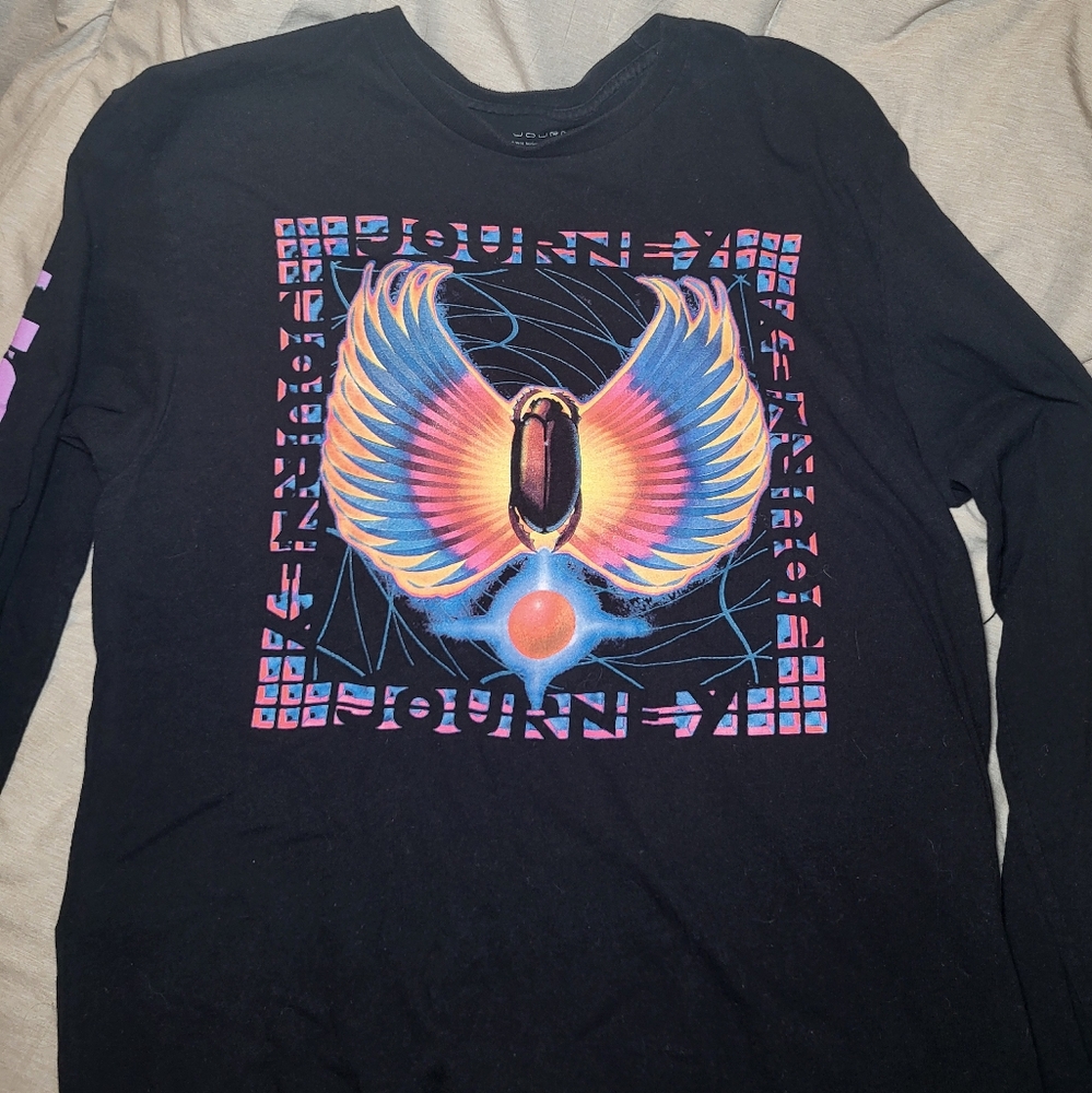 Black Long Sleeve Journey Band Tee